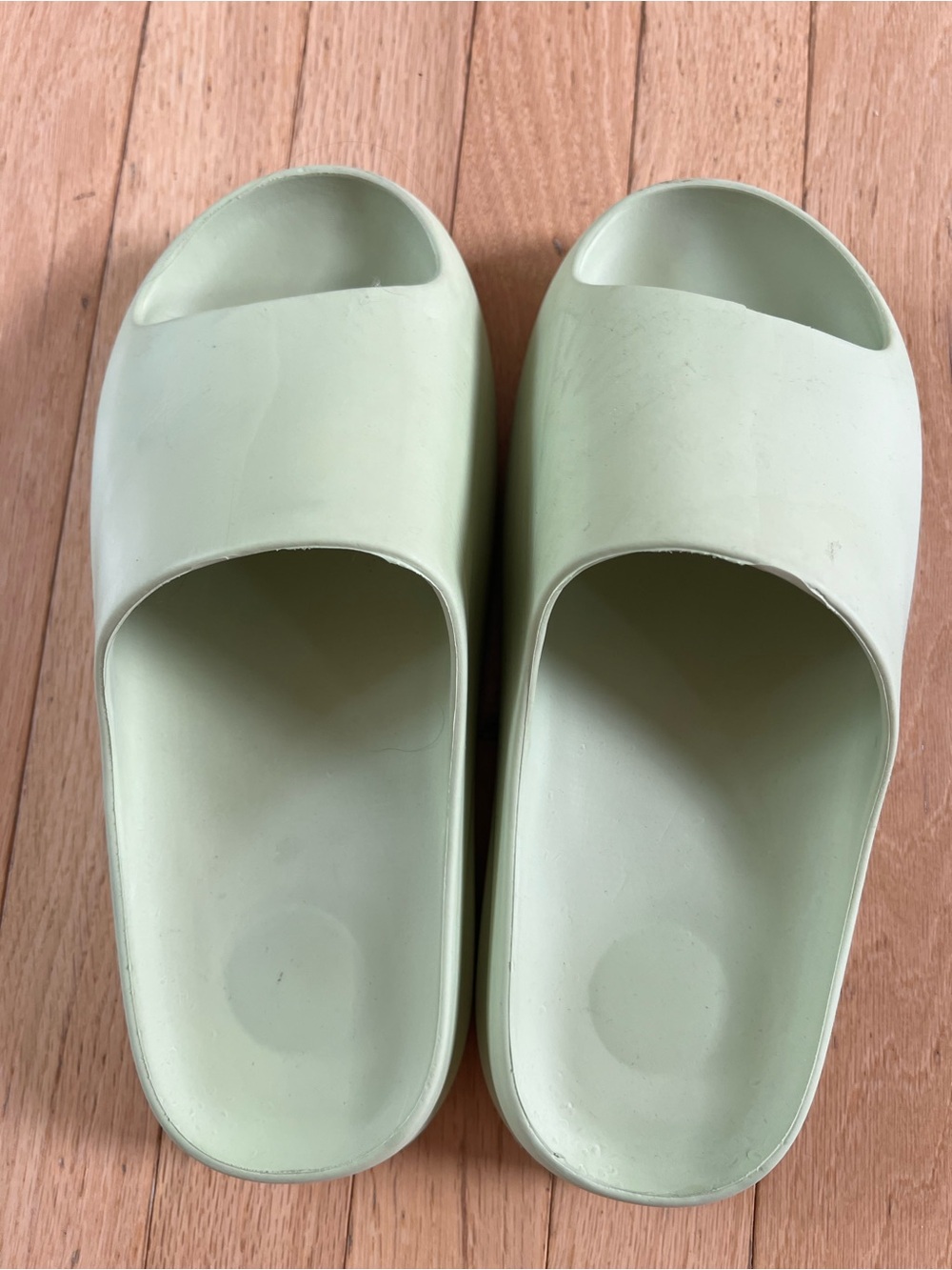 Light Green Slide Sandals